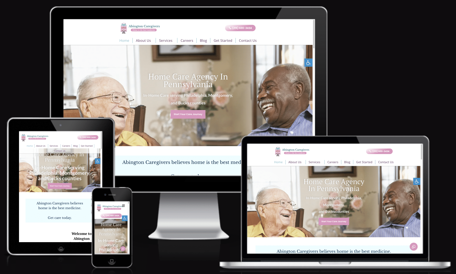 Abington Caregivers is pleased to announce the launch of its new website, developed in collaboration with Approved Senior Network® (ASN).